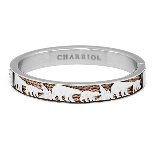 Charriol - Forever Polar Bear Bangle, Large - 04-201-1139-26L