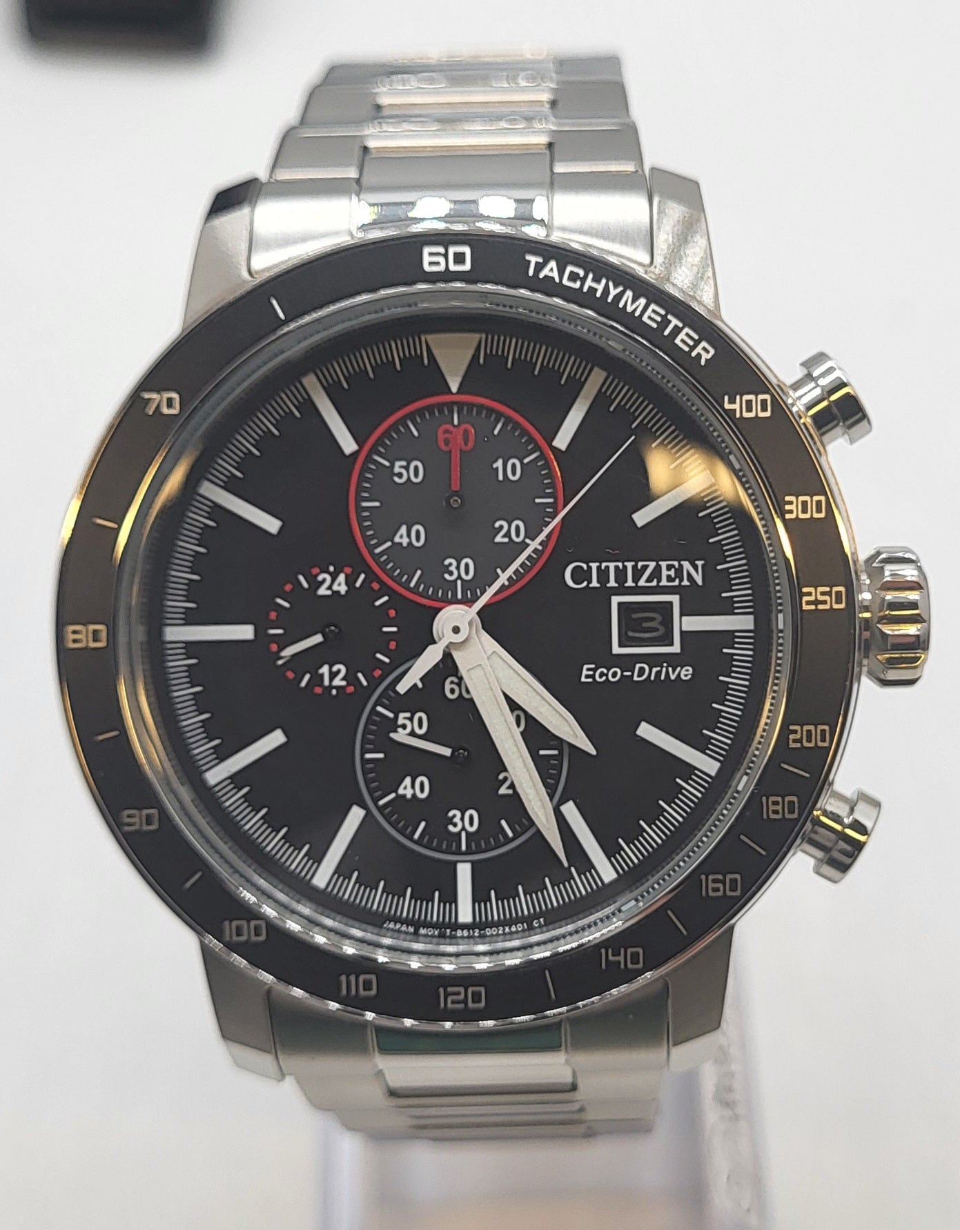 Citizen Eco-Drive Brycen Chronograph Stainless Quartz Men's Watch - CA0858-57E
