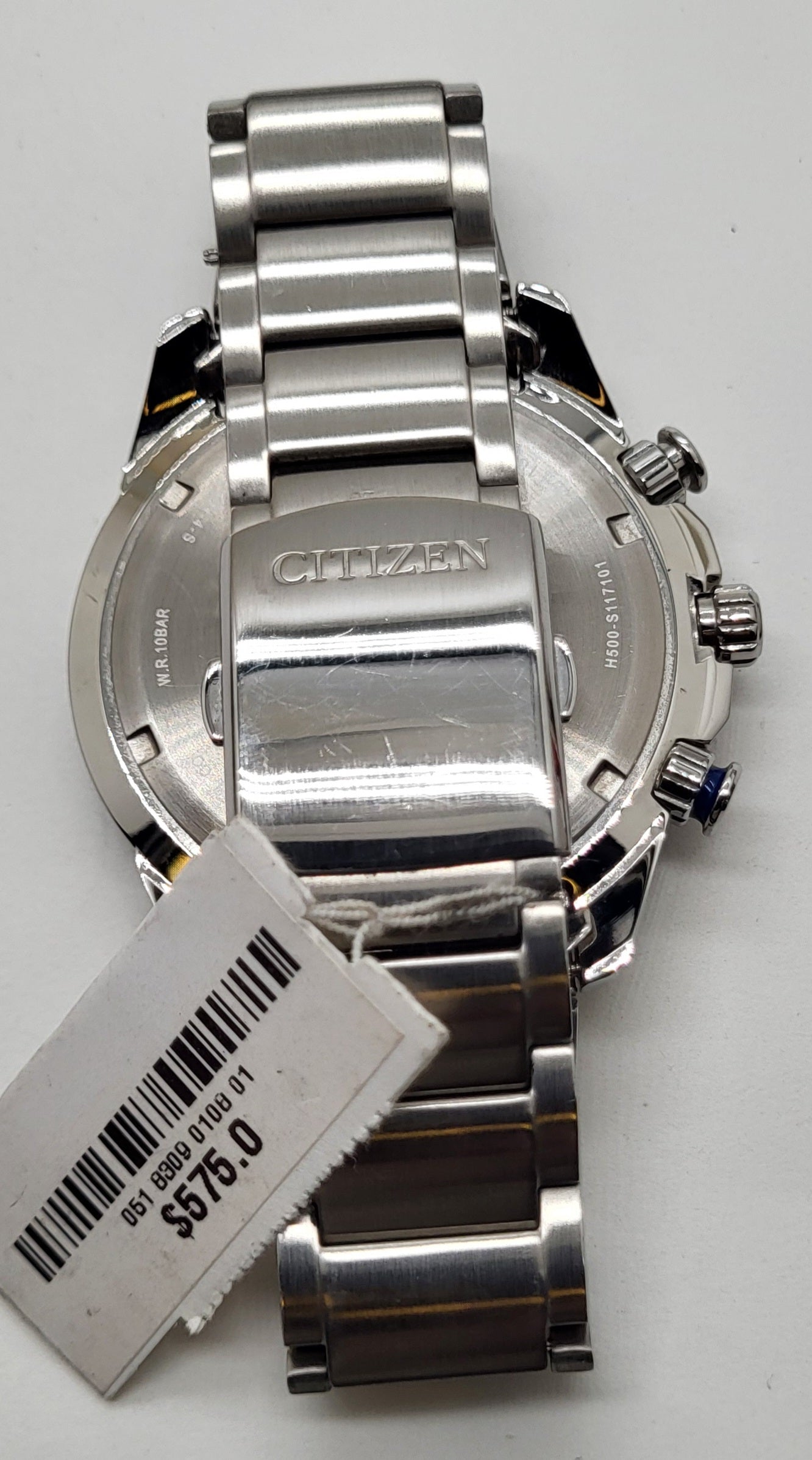 Citizen Eco-Drive Weekender, Stainless Steel Men's Quartz Watch - AT2440-51L