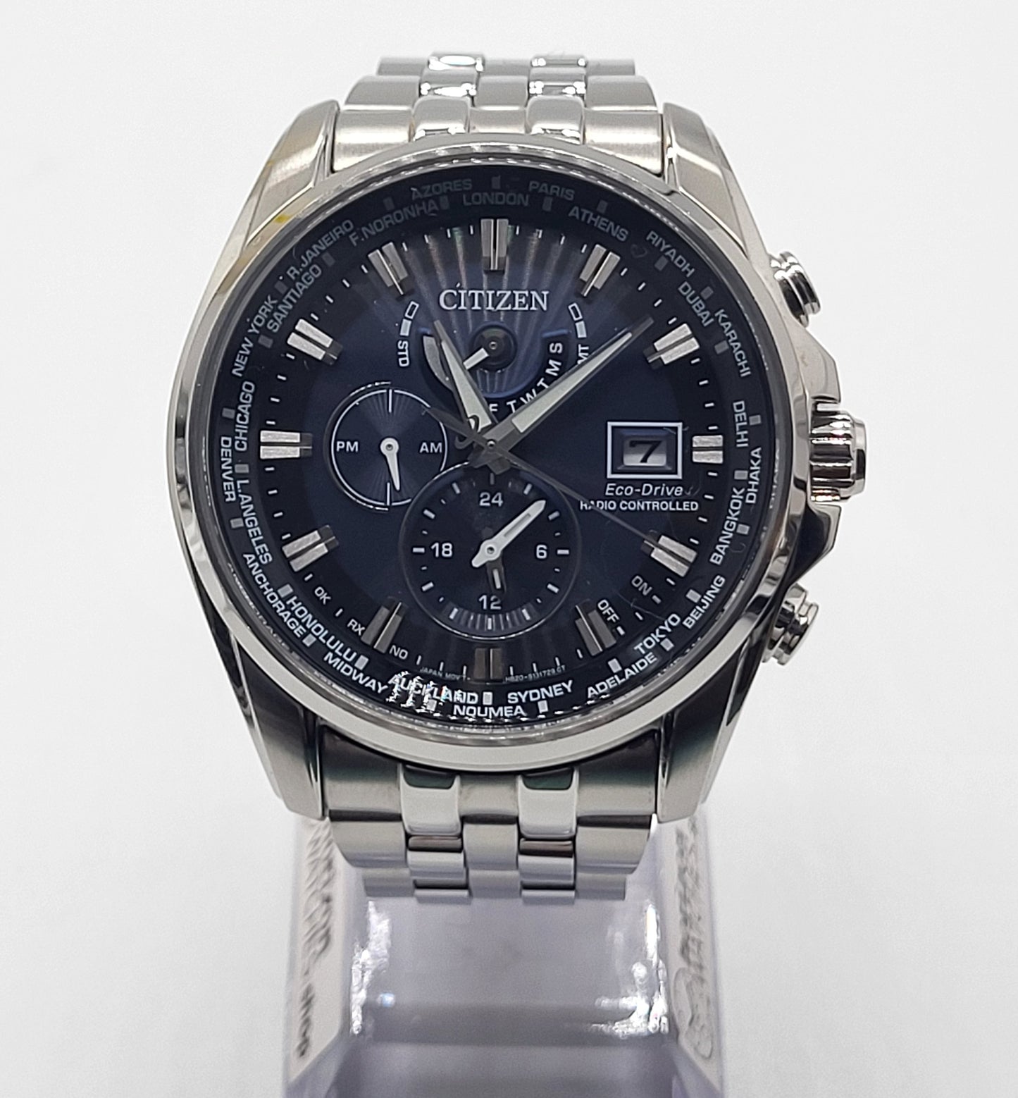 Citizen Promaster Eco-Drive Blue Chronograph Dial Men's Quartz Watch AT9030-80L