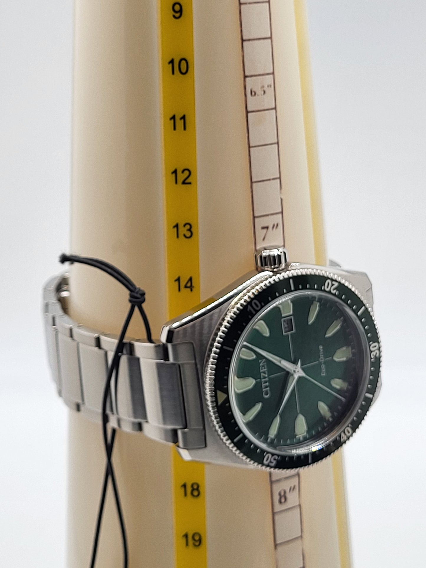 Citizen Vintage Brycen Sport Eco-Drive Green Dial Watch - AW1598-70X