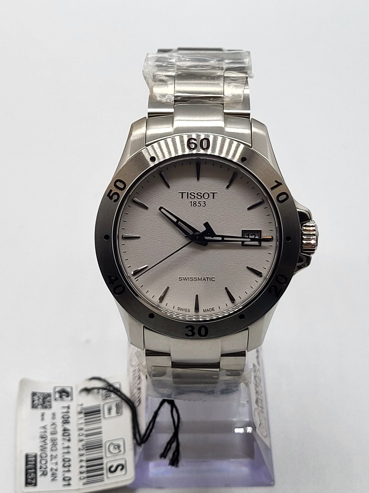 Tissot - V8 Automatic Silver Dial Men's Watch - T106.407.11.031.01