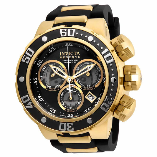 Invicta - Reserve Diver, Gold Chronograph Men's Quartz Watch - 21642