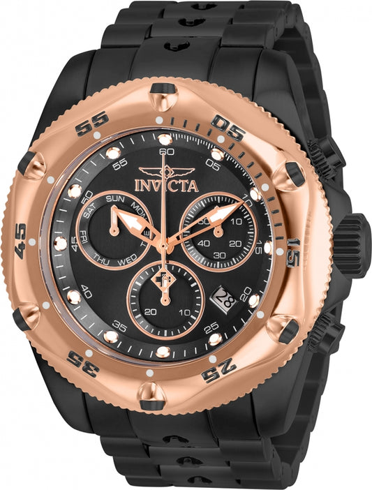 Invicta - Pro Diver, Black Stainless Chronograph Men's Quartz Watch - 31613