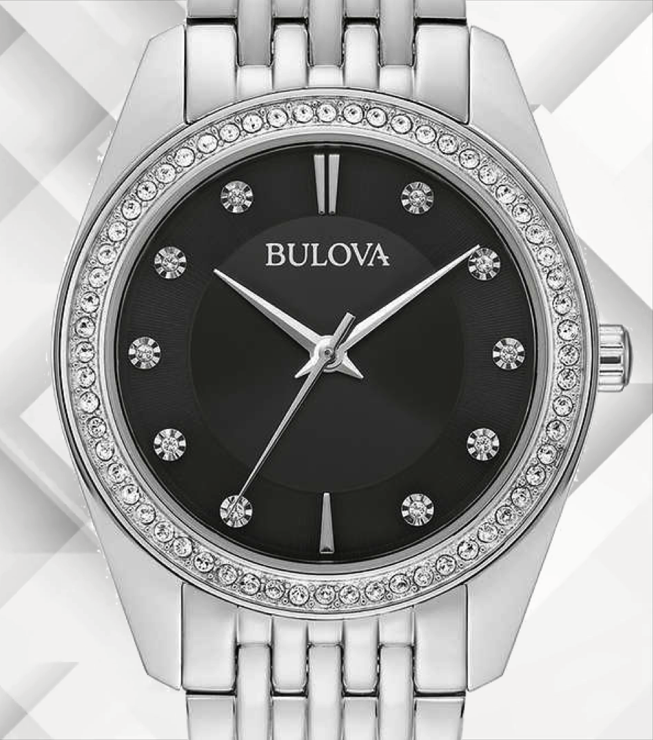 Bulova - Classic Stainless Steel Women's Quartz Watch - 96L317