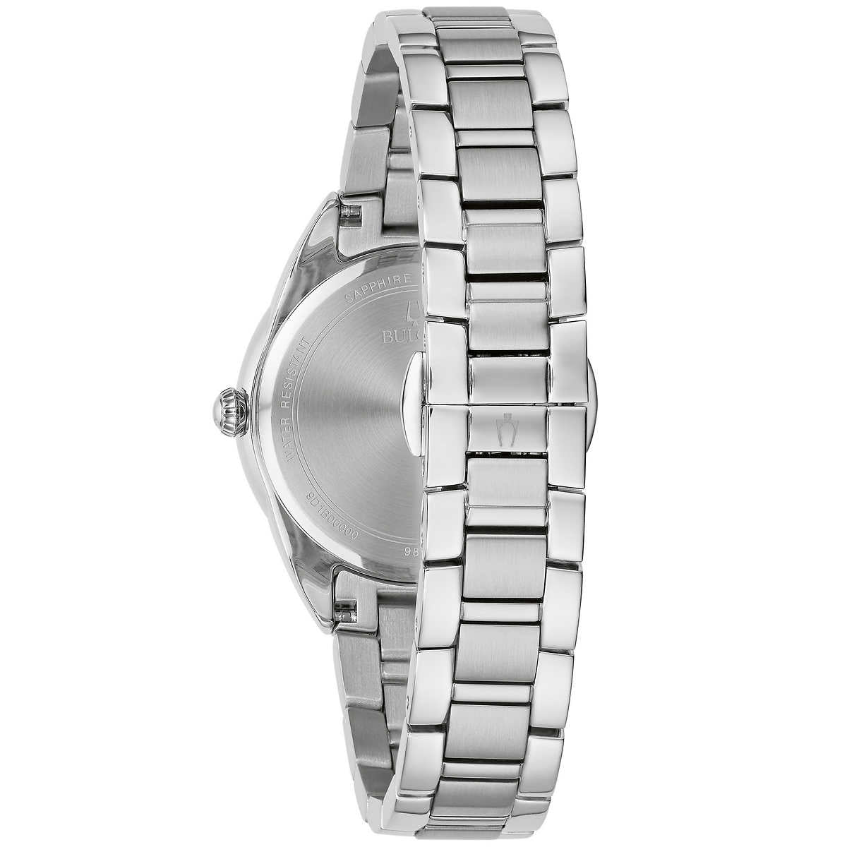 Bulova - Sutton Stainless Steel Ladies Quartz Watch - 96R243