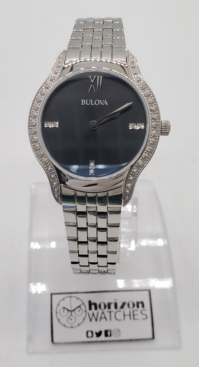 Bulova - Classic Stainless Steel Women's Quartz Watch - 96R249