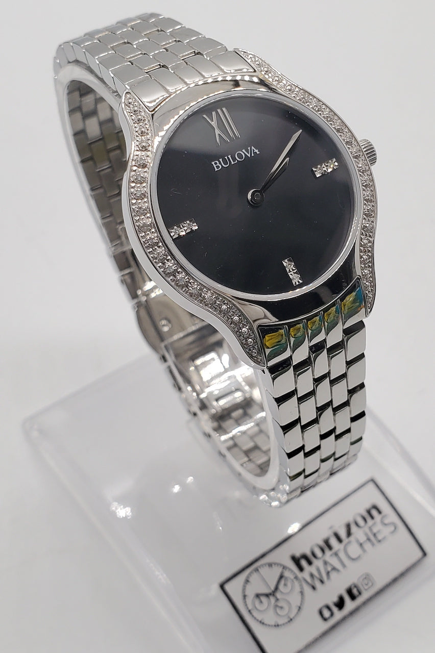 Bulova - Classic Stainless Steel Women's Quartz Watch - 96R249