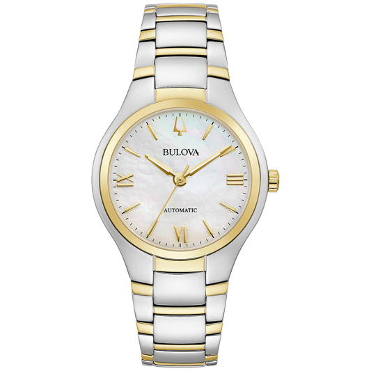 Bulova Classic Stainless Steel Automatic Ladies Watch - 98L297