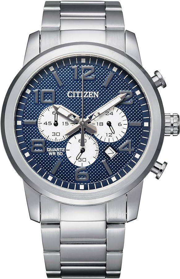 Citizen Classic Chrono Stainless Steel Men's Quartz Watch - AN8050-51M