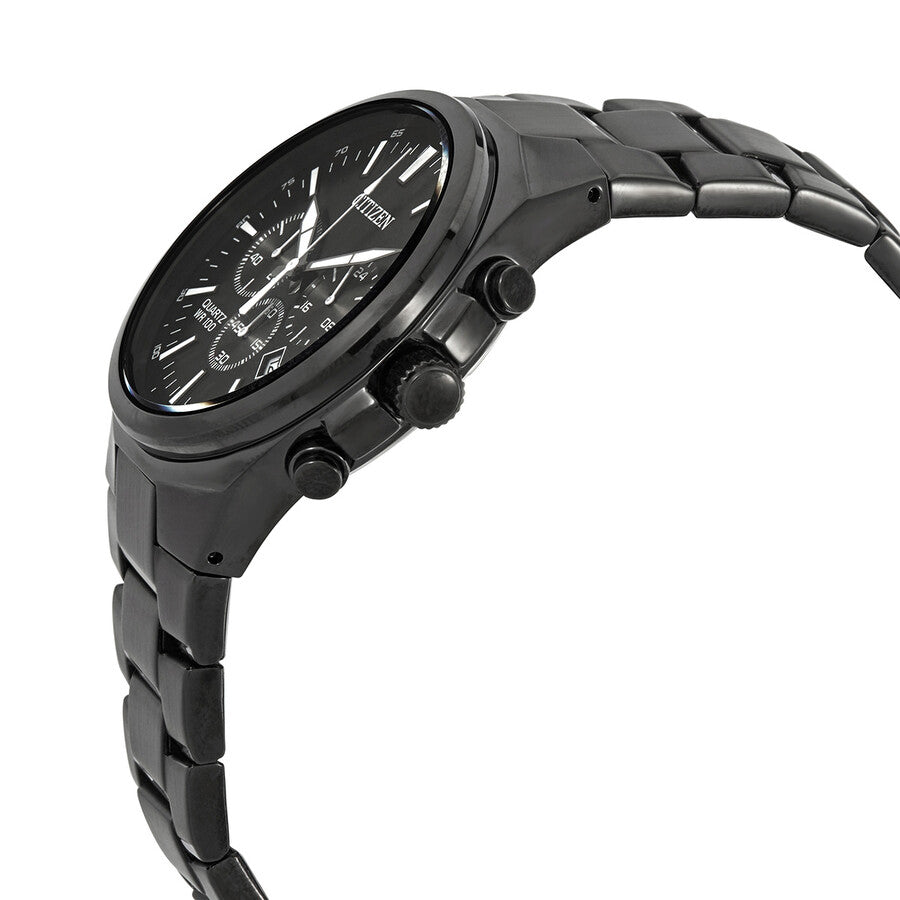 Citizen - Black Dial Chronograph Men's Quartz Watch - AN8175-55E