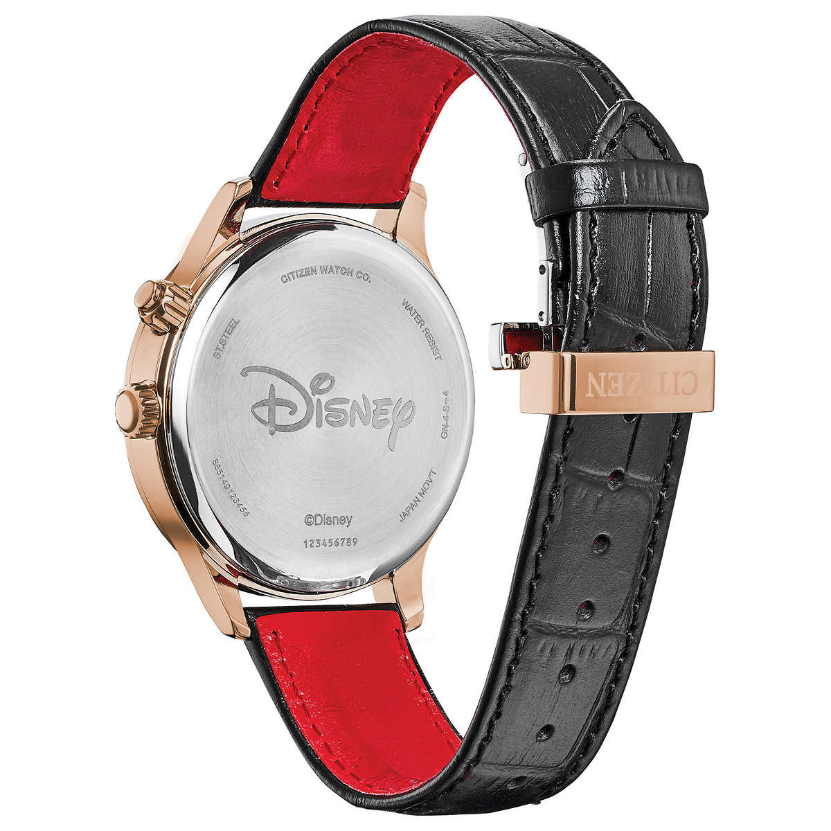 Citizen Eco-Drive Disney Mickey Mouse Rose Gold Stainless Quartz Watch - AP1053-15W