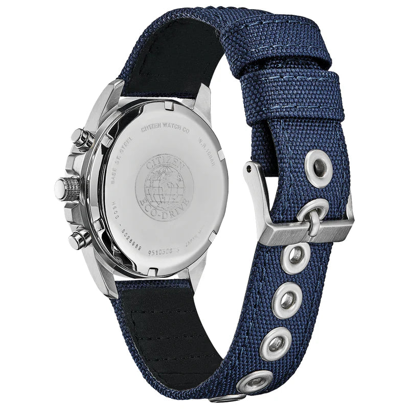 CITIZEN Eco-Drive Stainless Blue Dial Men's Quartz Watch - AT0200-21L