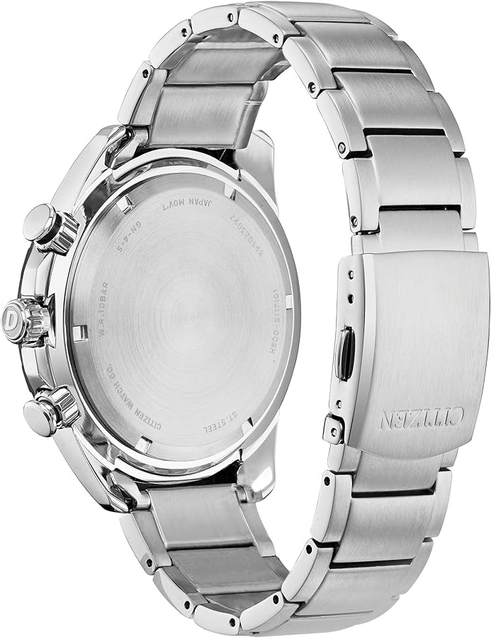 Citizen Eco-Drive Weekender, Stainless Steel Men's Quartz Watch - AT2440-51L