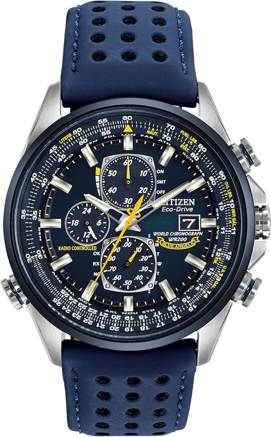 Citizen Eco-Drive Sport Chronograph Atomic Stainless Steel Men's Quartz Watch - AT8020-03L