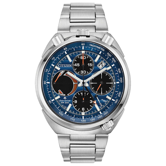 Citizen Eco-Drive Promaster, Tsuno Chrono Racer Stainless Men's Quartz Watch AV0070-57L