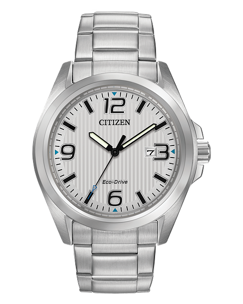 Citizen Eco-Drive Garrison Stainless Men's Quartz Watch - AW1430-86A