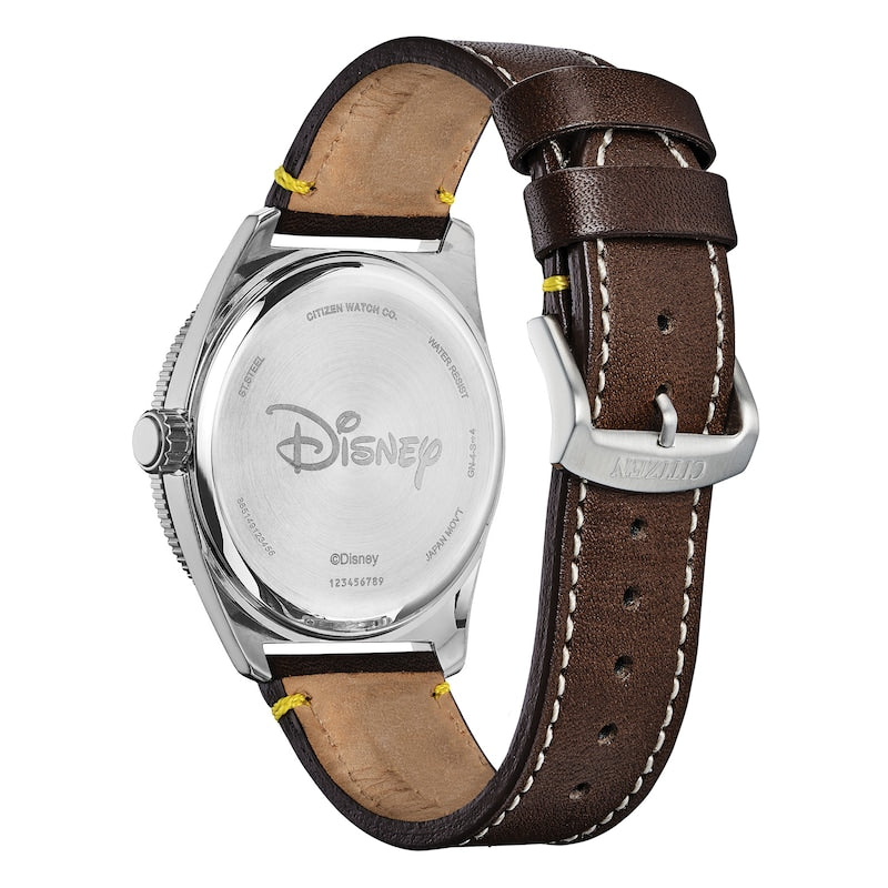 Citizen Eco-Drive Disney Mickey Mouse Vintage Stainless Quartz Men's Watch - AW1599-00W