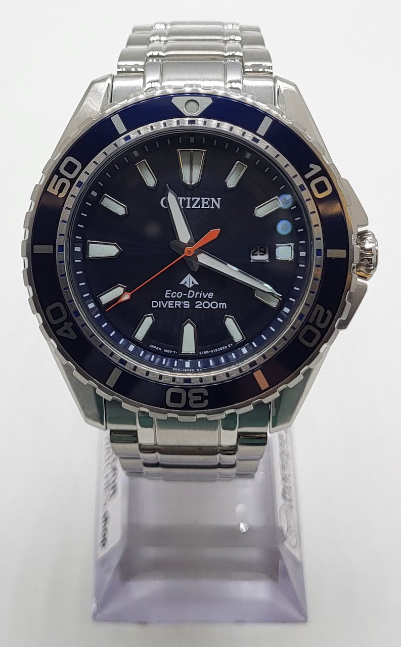 Citizen Eco-Drive Promaster Diver Stainless Steel Men's Quartz Watch BN0191-55L