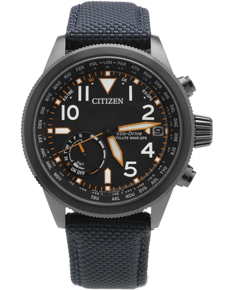 Citizen Eco-Drive Satellite Wave-World Time Men's Quartz Watch CC3067-02E