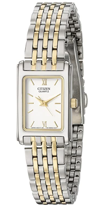 Citizen - Two Tone Stainless Steel Bracelet Women's Quartz Watch EJ5854-56A