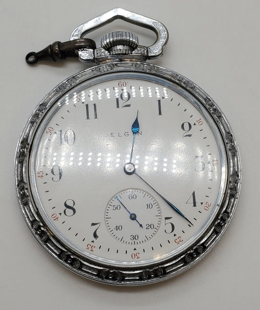 Elgin National Watch Company 52mm Automatic Pocket Watch(*NON-FUNCTIONAL*)