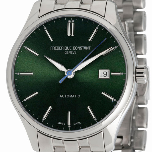 Frederique Constant - Classic Green Dial Stainless Men's Automatic Watch - FC-303GR5B6B