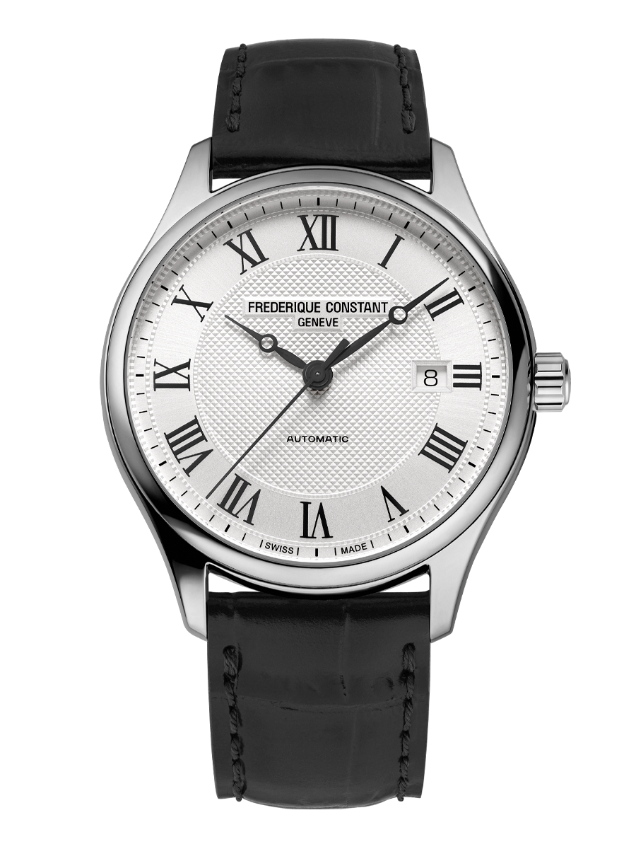 Frederique Constant Leather Stainless Men's Automatic Watch FC-303MNC5B6