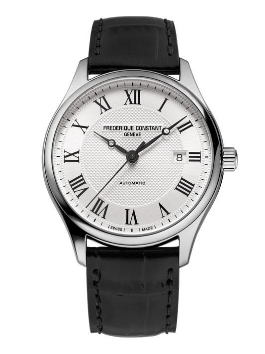 Frederique Constant Leather Stainless Men's Automatic Watch FC-303MNC5B6