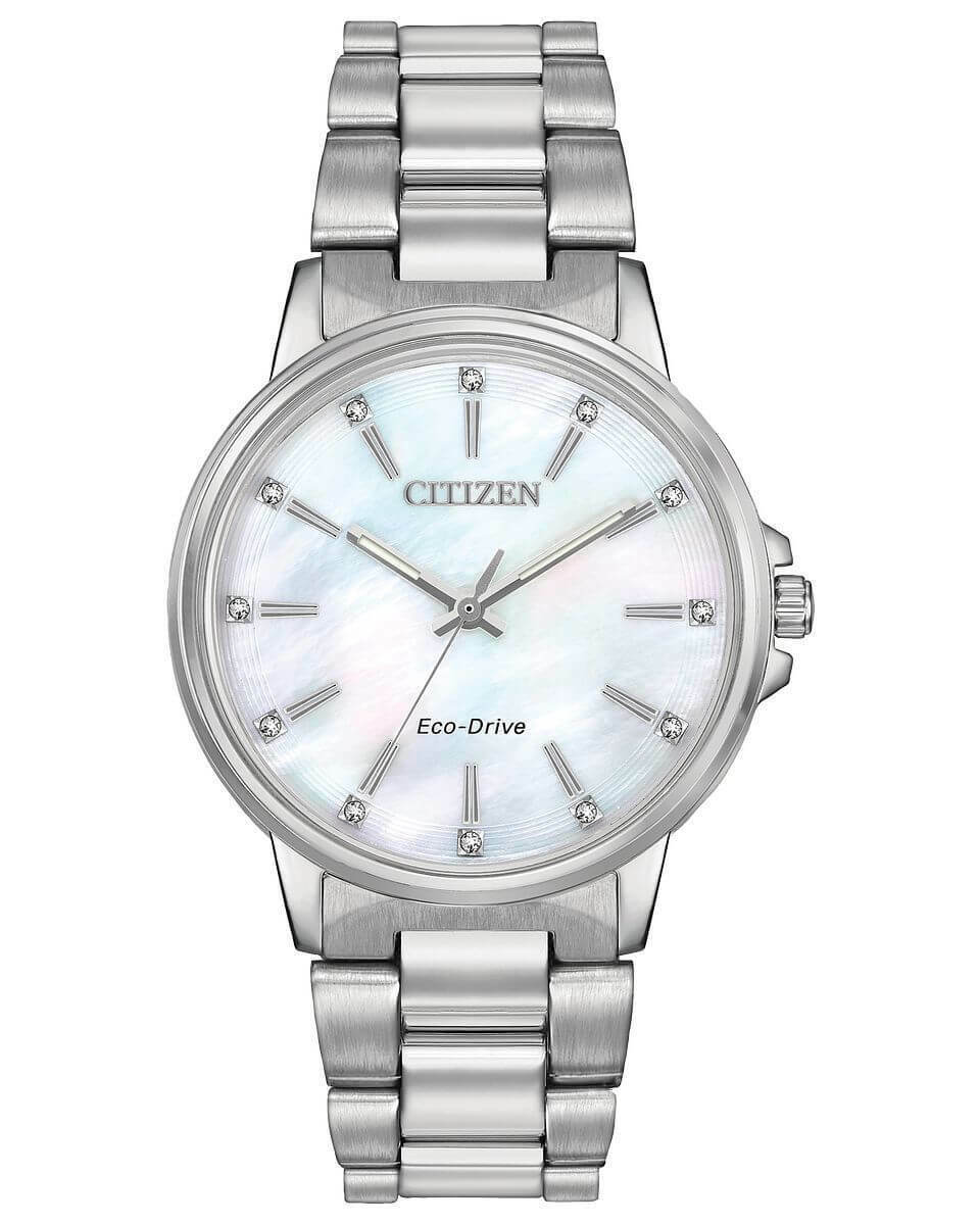 Citizen Eco-Drive Chandler, Stainless Women's Quartz Watch - FE7030-57D