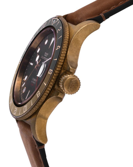 Glycine - Combat, GMT Sapphire Bronze Automatic Men's Watch - GL0318