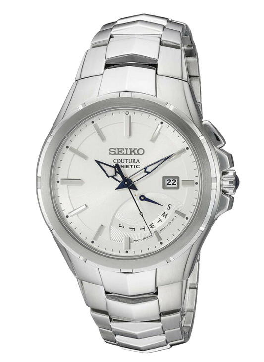 SEIKO - Stainless Steel Coutura Kinetic Men's Quartz Watch - SRN063