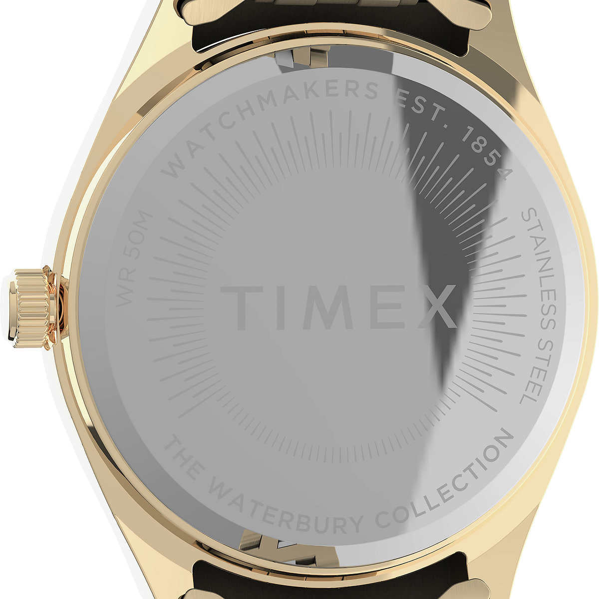 Timex - Waterbury Legacy, Gold-Tone IP Stainless Steel Ladies Quartz Watch - TW2U82900VQ
