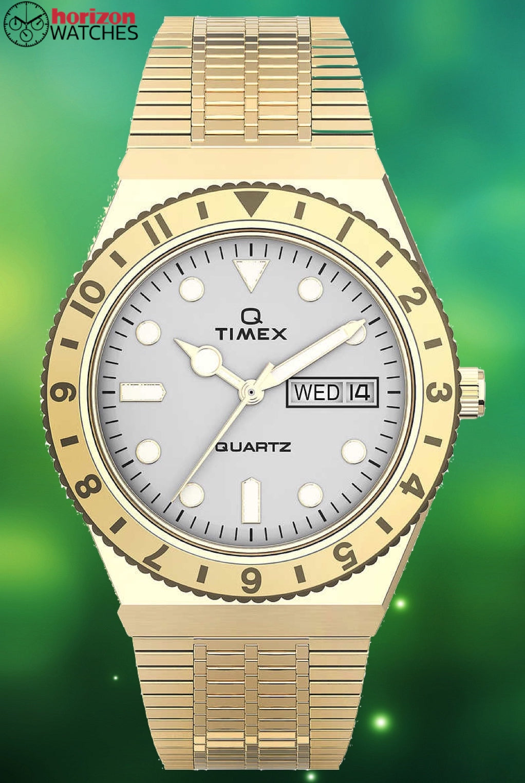 Timex Gold Stainless Steel Women's Quartz Watch TW2U95800VQ